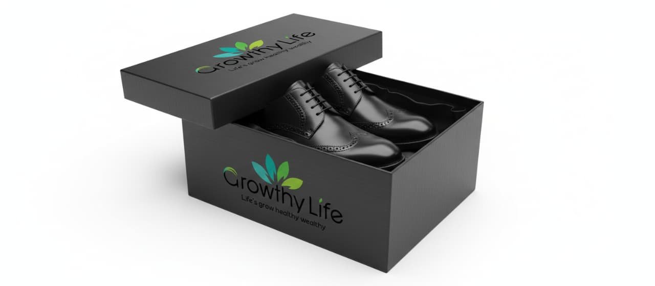 Premium Black Leather Shoes
